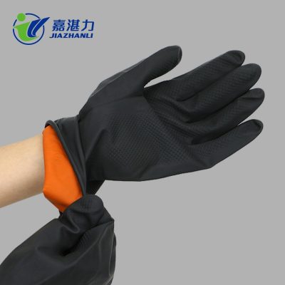 Black Latex Gloves