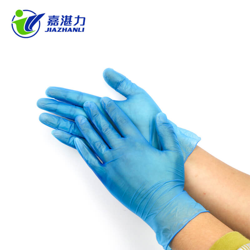 Disposable Vinyl PVC Gloves for Hospital - Practical Blue Color