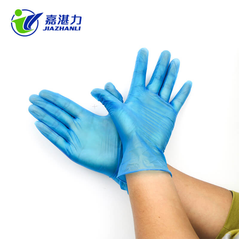 Disposable Vinyl PVC Gloves for Hospital - Practical Blue Color