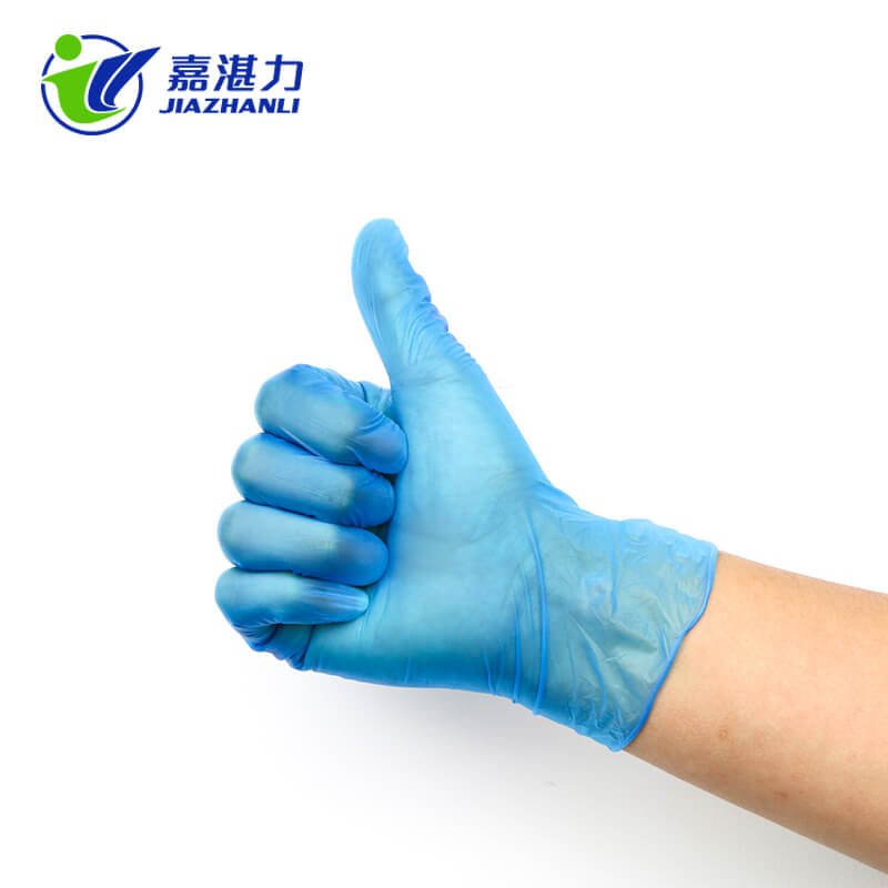 Disposable Vinyl PVC Gloves for Hospital - Practical Blue Color