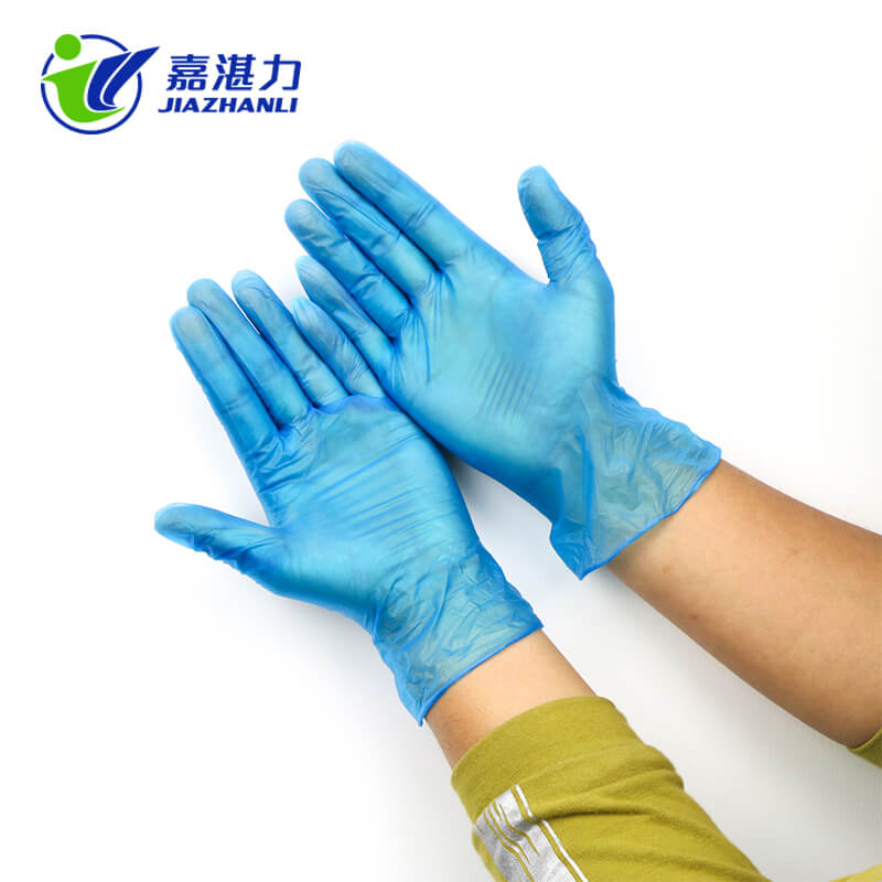 Disposable Vinyl PVC Gloves for Hospital - Practical Blue Color