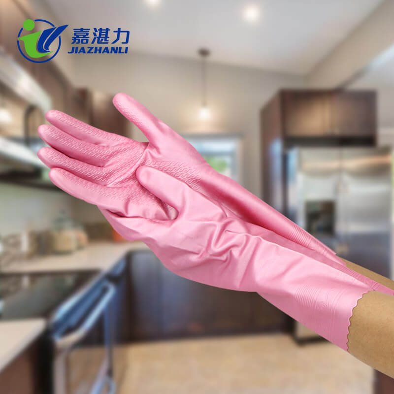 Comfortable Kitchen Cleaning Household Latex Gloves