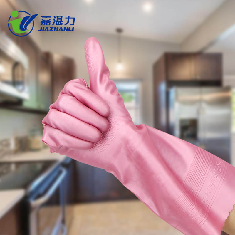 Comfortable Kitchen Cleaning Household Latex Gloves