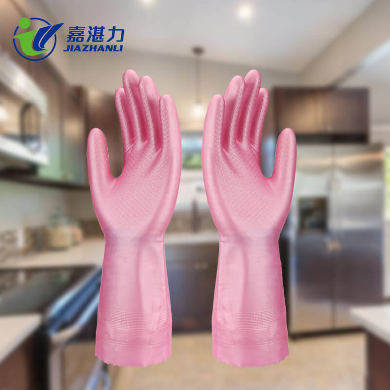 Comfortable Kitchen Cleaning Household Latex Gloves