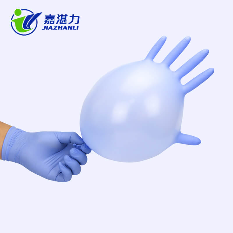 Colored Bulk Purple Nitrile Medical Gloves