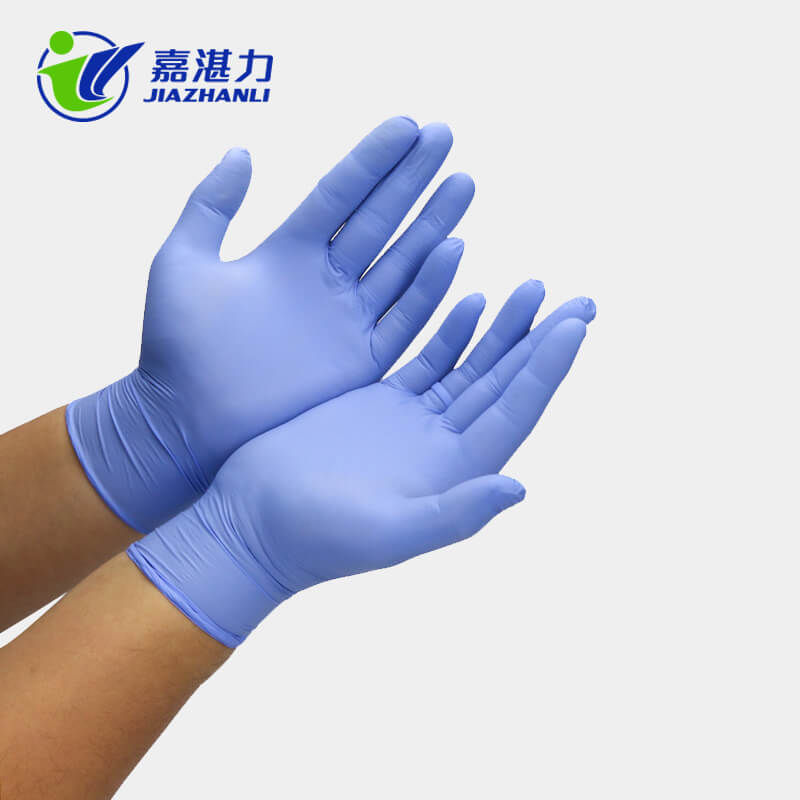 Colored Bulk Purple Nitrile Medical Gloves