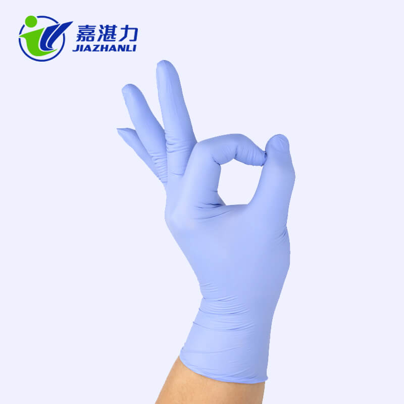 Colored Bulk Purple Nitrile Medical Gloves