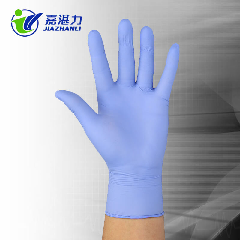 Colored Bulk Purple Nitrile Medical Gloves