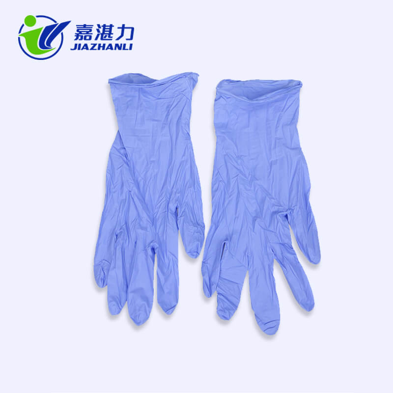 Colored Bulk Purple Nitrile Medical Gloves