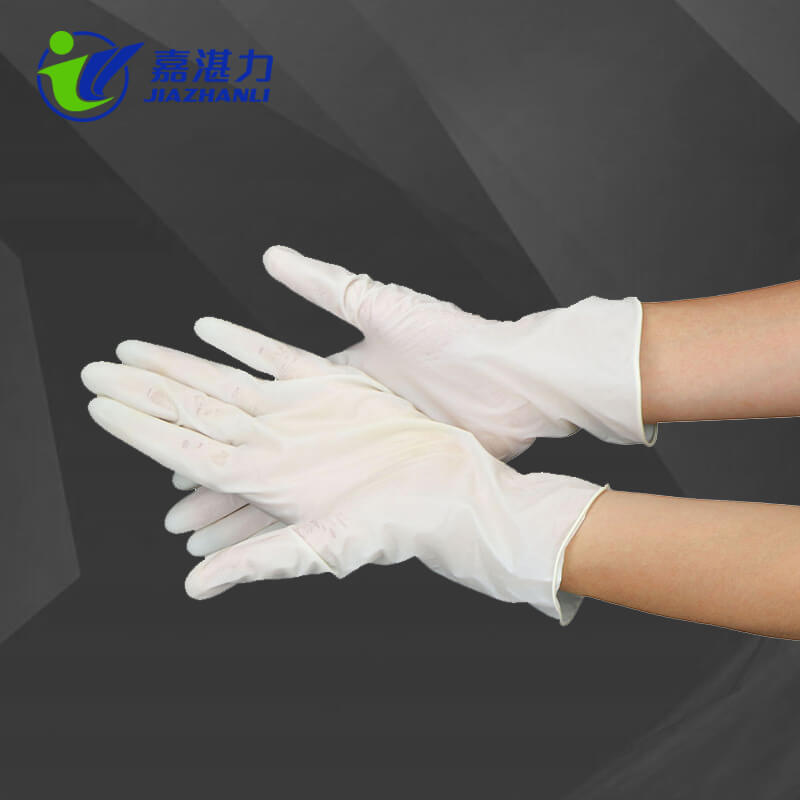 Wholesale High Quality White Disposable Gloves Powder Free Medical Latex Gloves