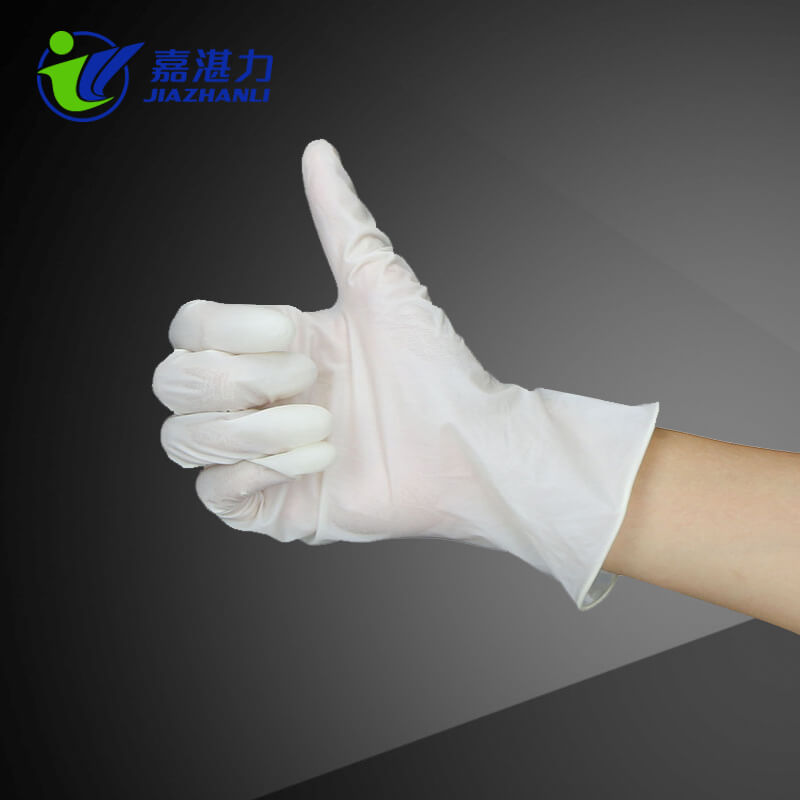 Wholesale High Quality White Disposable Gloves Powder Free Medical Latex Gloves