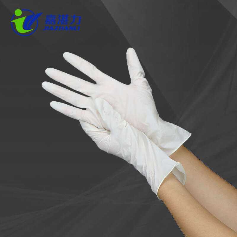 Wholesale High Quality White Disposable Gloves Powder Free Medical Latex Gloves