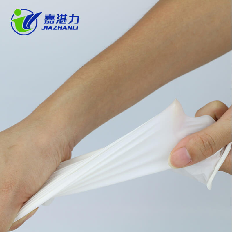 Factory Outlet Disposable Powder Free White Nitrile Gloves