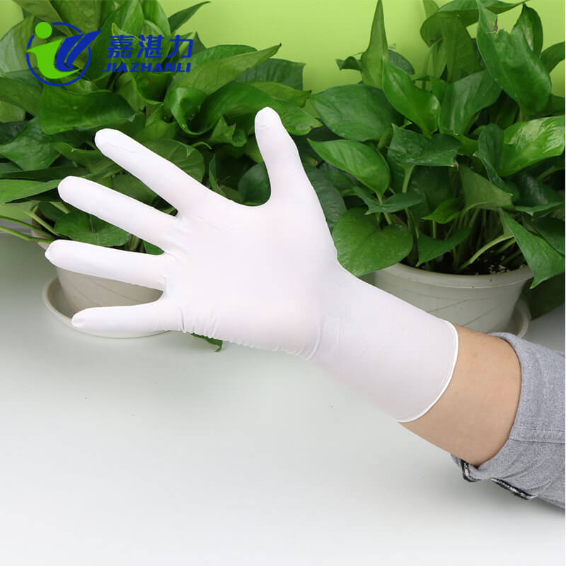 Factory Outlet Disposable Powder Free White Nitrile Gloves