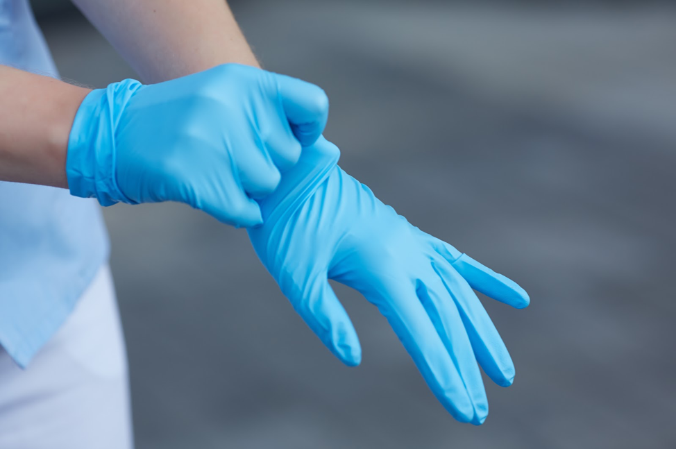 nitrile medical gloves