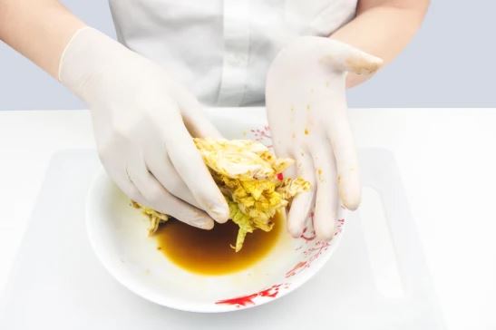 Disposable Food Processing Working Latex Gloves