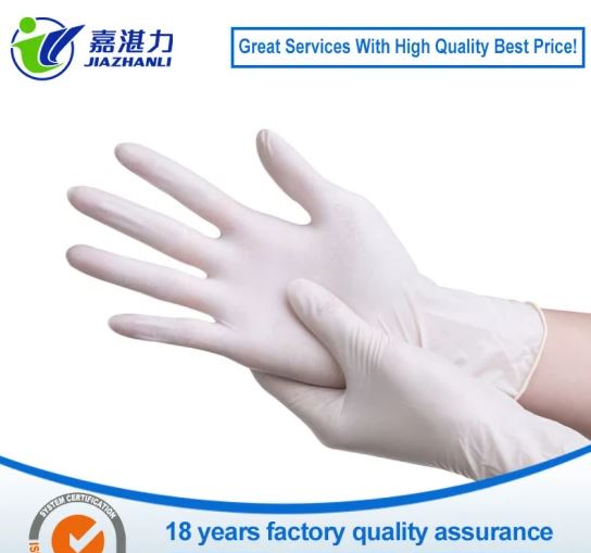 Disposable Safety Protective Nitrile Glove Latex Examination Gloves for Medical Examination in Stock