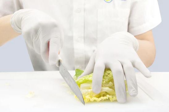 Food Processing Disposable Working Latex Gloves