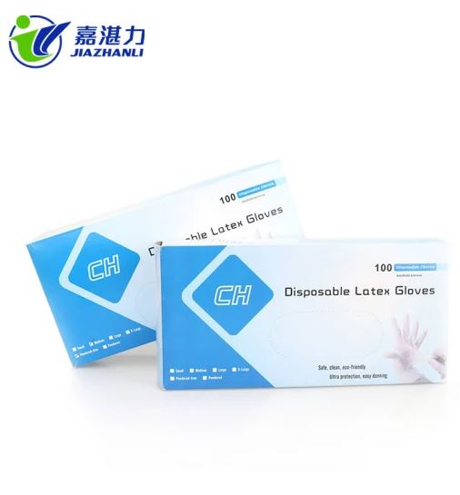 Disposable Safety Protective Nitrile Glove Latex Examination Gloves for Medical Examination in Stock