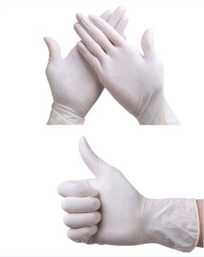 Natural High Quality Examination Safety Industrial Disposable Rubber Latex Gloves