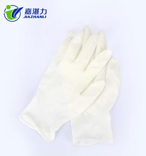 High Elasticity Disposable Latex Gloves Medical Examination Gloves All Sizes From S to XL
