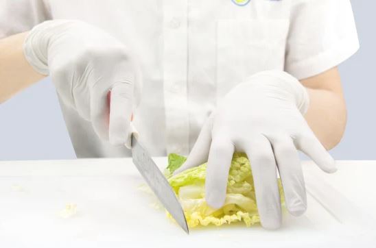 Examination Food Processing Disposable Latex Gloves