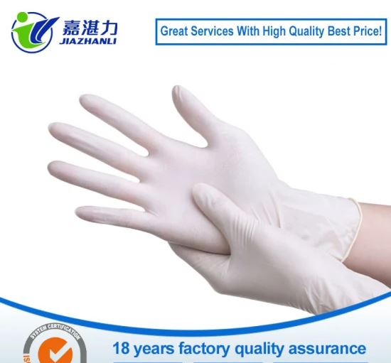 100 PCS/Box Food Grade Disposable Latex Gloves Food Processing Latex Gloves Wholesale