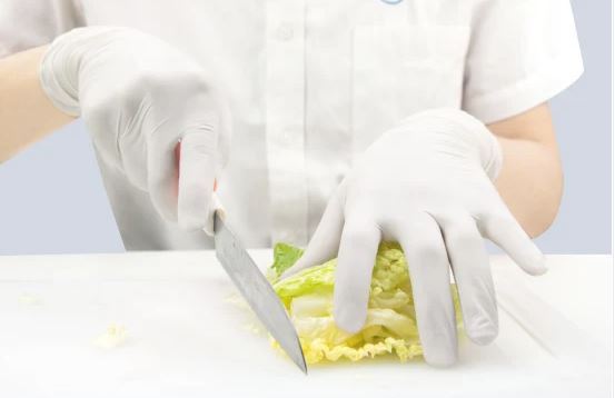 Disposable Food Processing Examination Latex Gloves