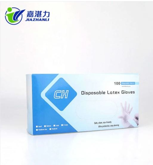 Disposable Examination Working Rubber Household Latex Gloves Milk White