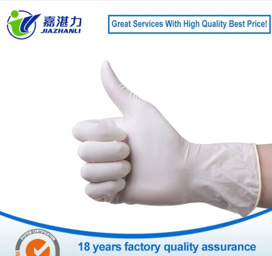 Eco-Friendly Disposable Latex Gloves Dentist Medical Examination Natural Rubber Gloves
