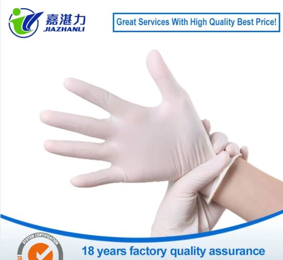 Biodegradable Non Sterile Surgical Gloves Disposable Latex Gloves Dentist Examination Gloves