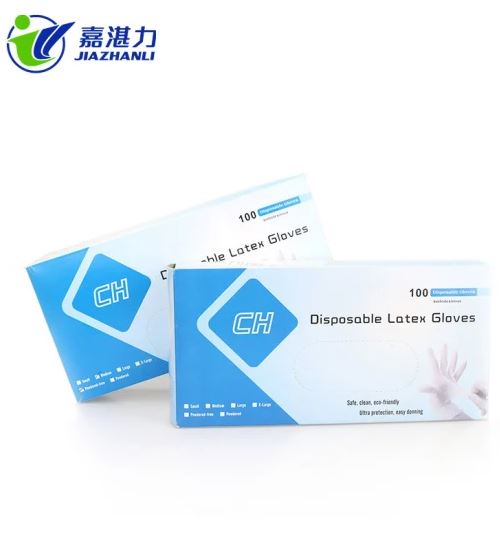 Environmental Disposable Latex Gloves Non Sterile Latex Gloves Professional Natural Rubber Gloves