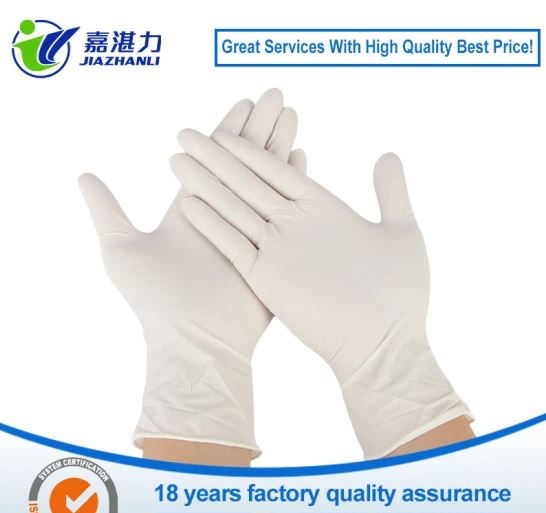 Biodegradable Non Sterile Surgical Gloves Disposable Latex Gloves Dentist Examination Gloves