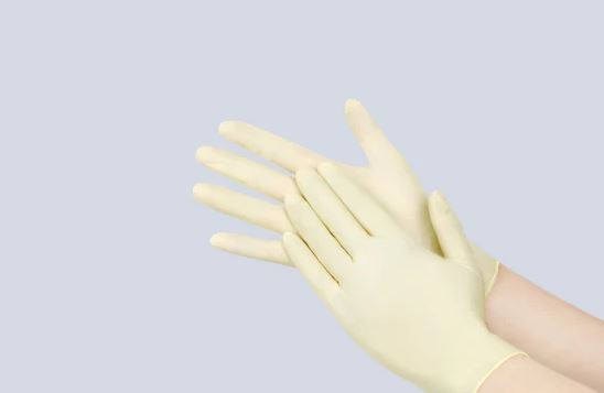 Disposable Examination Latex Gloves Powdered