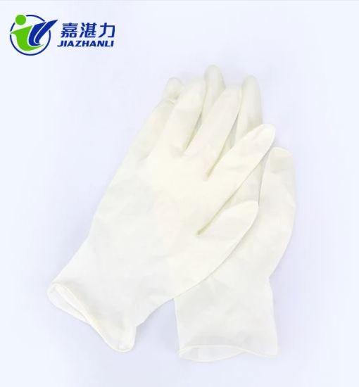 Eco-Friendly Disposable Latex Gloves Dentist Medical Examination Natural Rubber Gloves