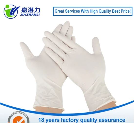 Food Grade Latex Examination Gloves Wholesale Disposable Nitrile/Vinyl Examination Gloves