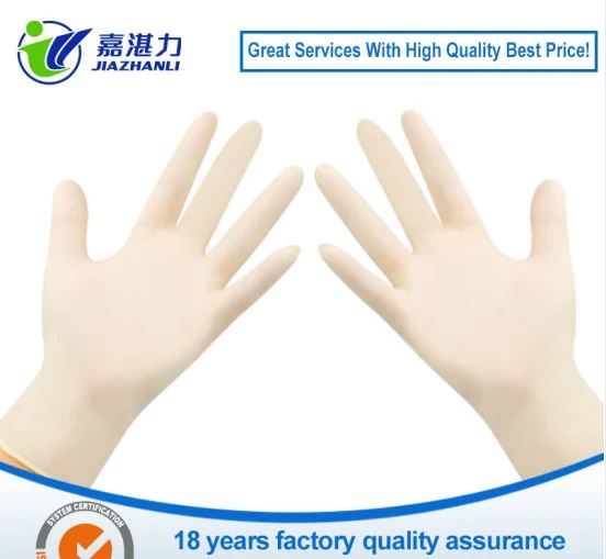 Bulk Disposable Powder Free Latex Gloves Non Sterile Dentist Medical Examination Gloves for Sale