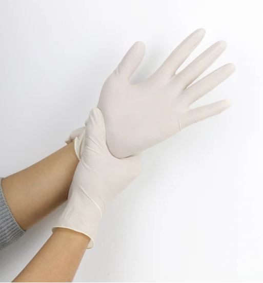 Powder/Powder Free Disposable Food Service Examination Latex Gloves High Quality Natural Latex Gloves