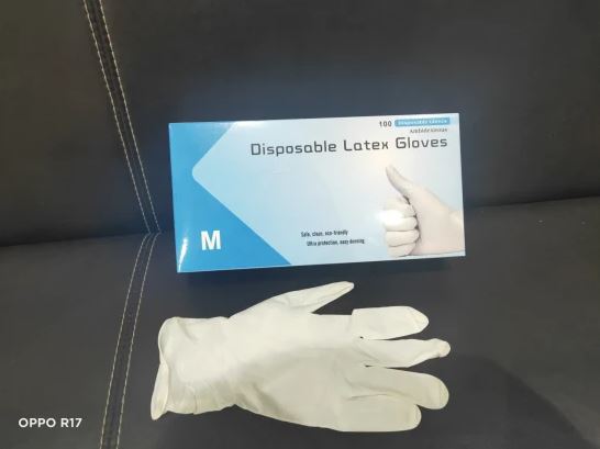 Disposable Industrial Latex Examination Gloves