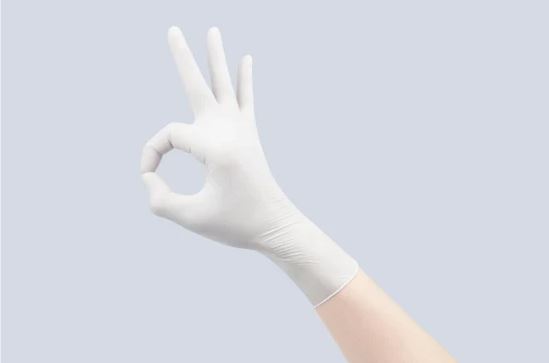 Fast Delivery Medical Examination Latex Gloves Milk White Latex Gloves in Store