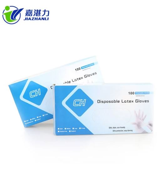 100 PCS/Box Safety Disposable Latex Gloves Dentist Examination Gloves Rubber Gloves Distributor