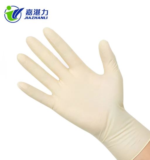 Powder/Powder Free Disposable Latex Gloves White Color Vinyl Nitrile Latex Gloves All Sizes From S to L Delivery on-Time