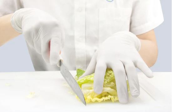 Examination Food Grade Disposable Latex Gloves