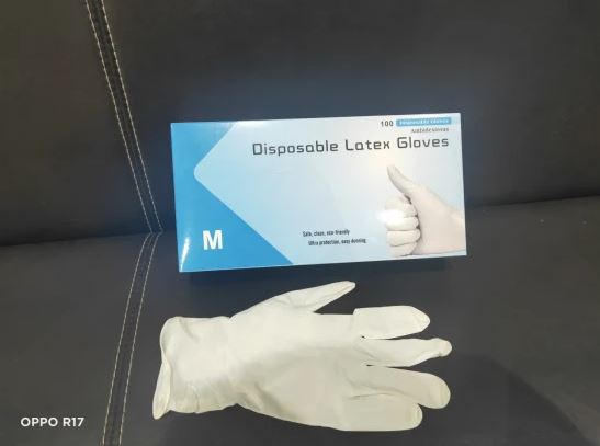 Disposable Latex Rubber Gloves