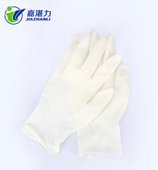 Disposable Non Sterile Latex Gloves Powder Free Food Grade Rubber Gloves with CE Certificate