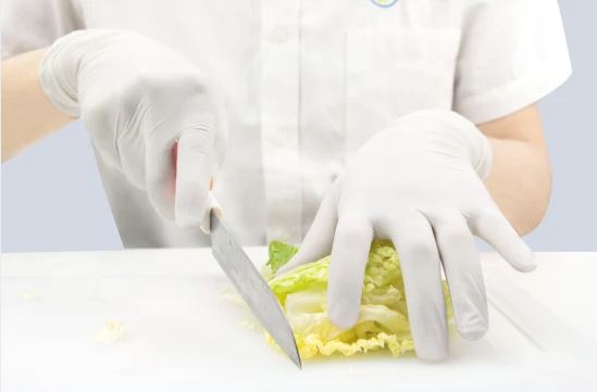 Examination Disposable Food Grade Latex Gloves