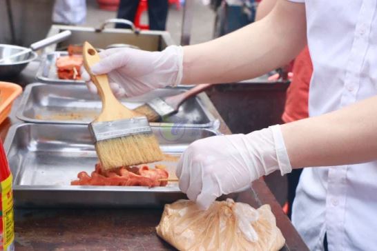 Disposable Food Processing Working Latex Gloves