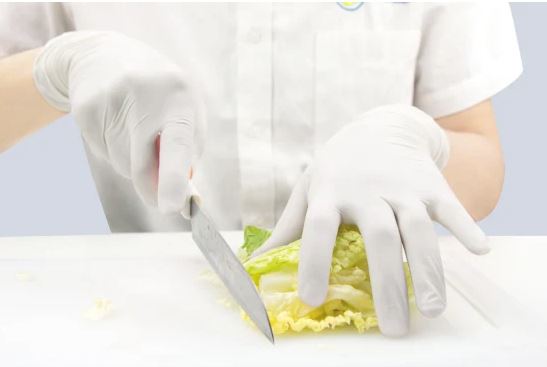 Disposable Food Processing Working Latex Gloves