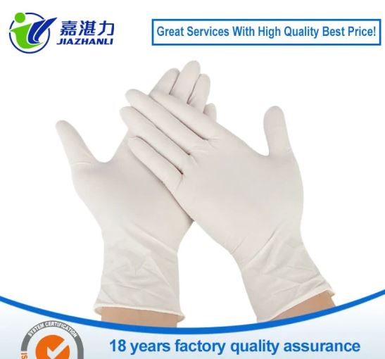 Eco-Friendly Wholesale Disposable Latex Gloves Medical Examination Use Gloves