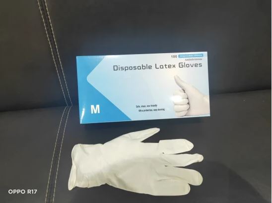 Disposable Powder Latex Exam Gloves